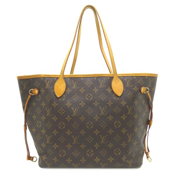 dh82591 2 Louis Vuitton Neverfull MM Monogram Tote Bag Brown