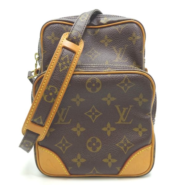 dh82601 1 Louis Vuitton Amazon Monogram Shoulder Bag Brown