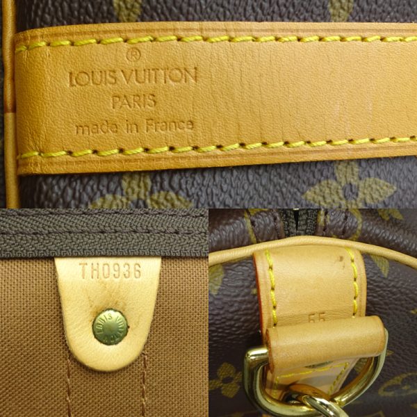 dh82602 7 Louis Vuitton Keepall Bandouliere 55 Monogram Bag Brown