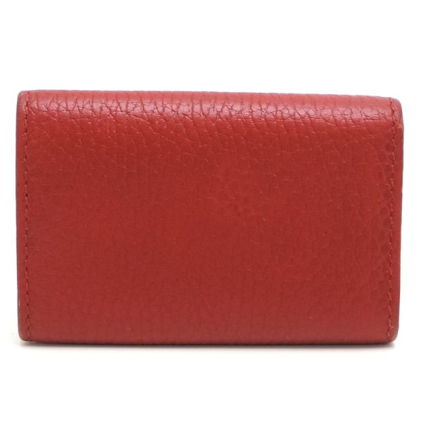 dh82618 2 Gucci Key Case GG Marmont Red