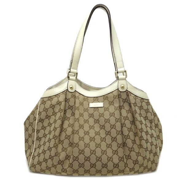 dh82713 1 Gucci Tote Bag Shoulder Beige