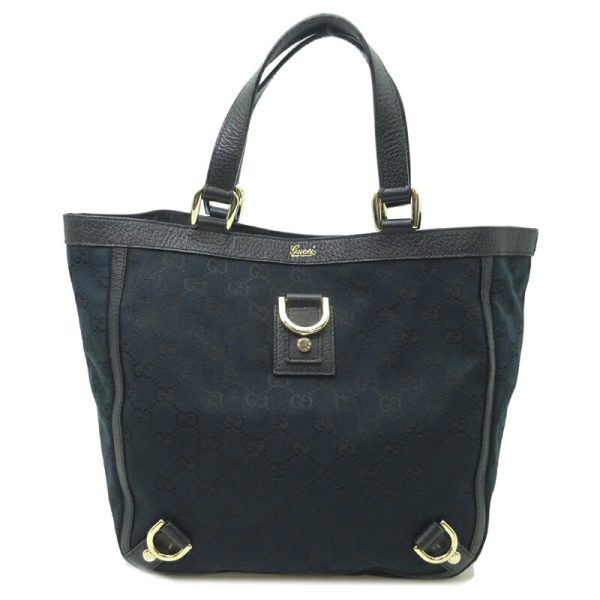 dh82717 1 Gucci GG Handbag Tote Black