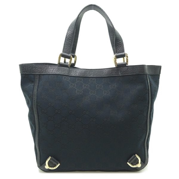 dh82717 2 Gucci GG Handbag Tote Black