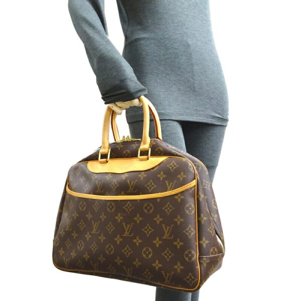 dh82722 9 Louis Vuitton Deauville Monogram Bag Brown