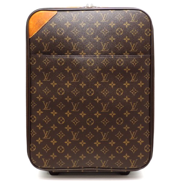 dh82733 1 Louis Vuitton Pegase 45 Monogram Carry Bag Brown