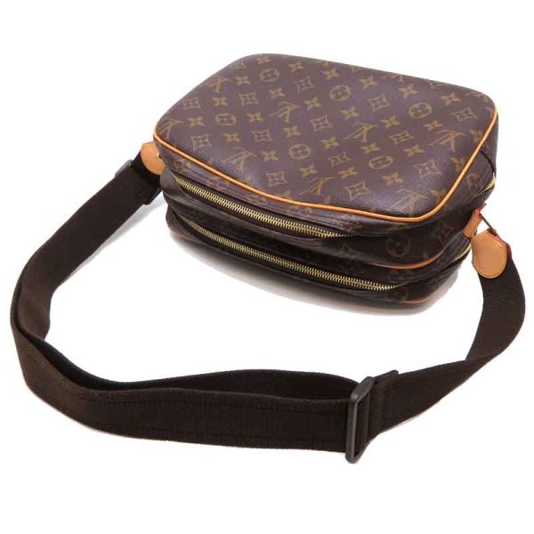 dh82811 4 Louis Vuitton Reporter PM Monogram Shoulder Bag Brown