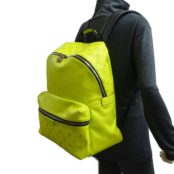 dh82838 9 Louis Vuitton Discovery Taigarama Backpack Yellow