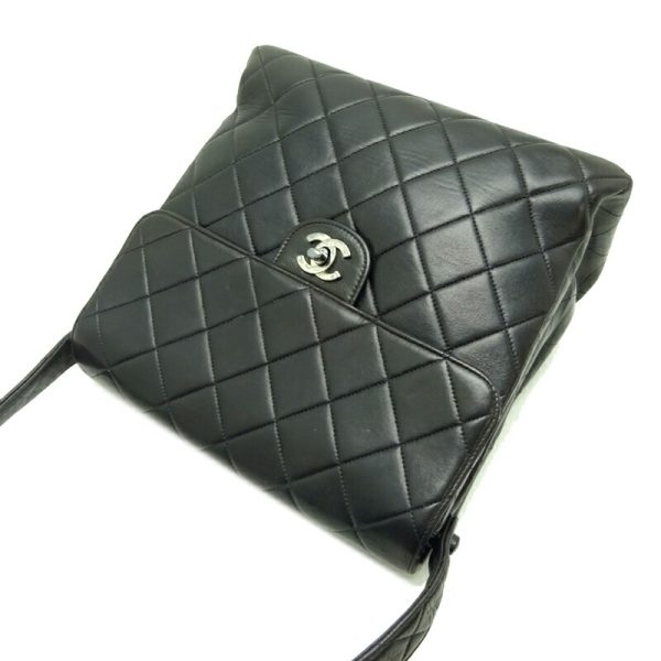 dh82855 4 Chanel Double Face Lambskin Shoulder Bag Black