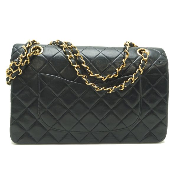 dh82949 2 Chanel Matelasse 25 Chain Lambskin Shoulder Bag Black