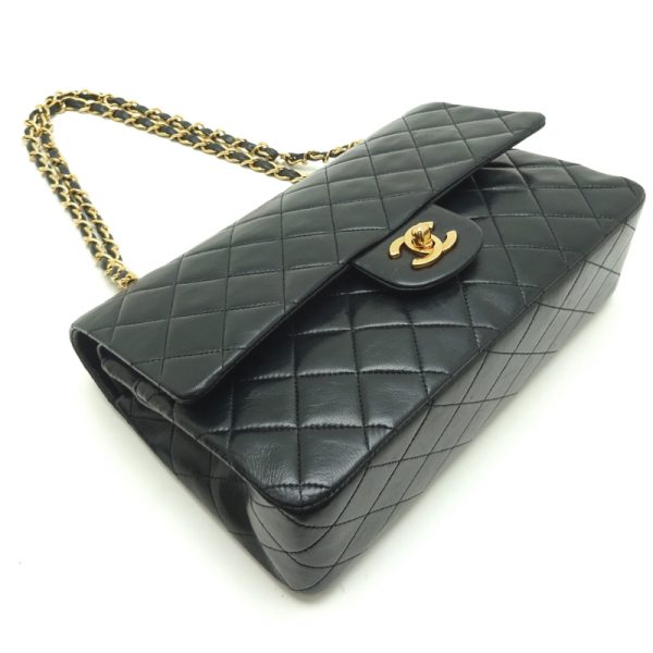 dh82949 3 Chanel Matelasse 25 Chain Lambskin Shoulder Bag Black