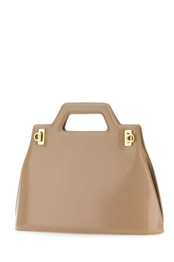 ec4dd51e410a793 ia 1 Ferragamo Tote Bag Beige