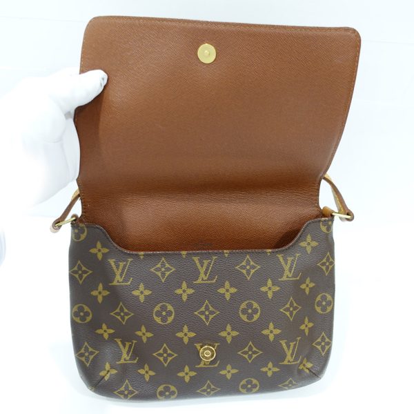 ecsm 00000048677 103 Louis Vuitton Musette Tango Monogram Shoulder Bag Brown