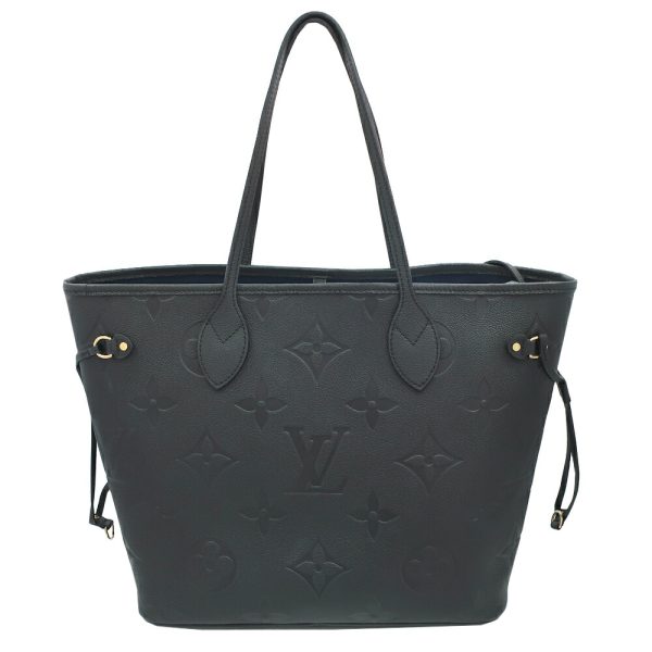 ecsm 00000050706 102 Louis Vuitton Tote Neverfull MM Noir Empreinte Bag Black