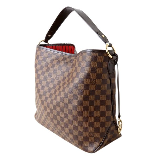 es220919sd01 Louis Vuitton Delightful MM Shoulder Bag Damier Ebene