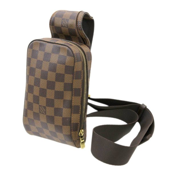 es230506tvc01 Louis Vuitton Jeronimos Waist Pouch Body Bag Damier Ebene