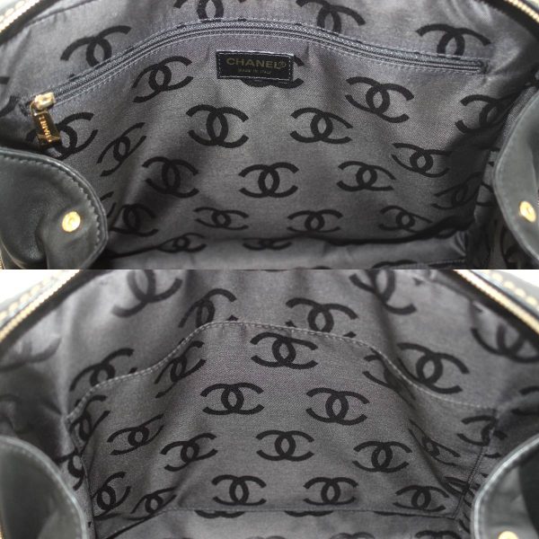 es230929xd02 7 Chanel Handbag Wild Stitch Black