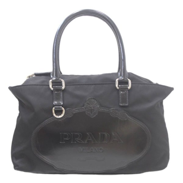 es240525od05 1 Prada 2Way Handbag Shoulder Bag Nylon Black