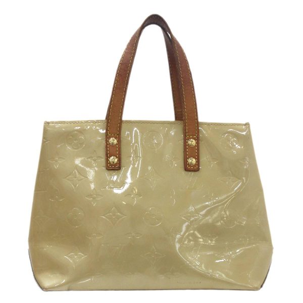 es240714xc03 2 Louis Vuitton Lead PM Handbag Vernis Beige