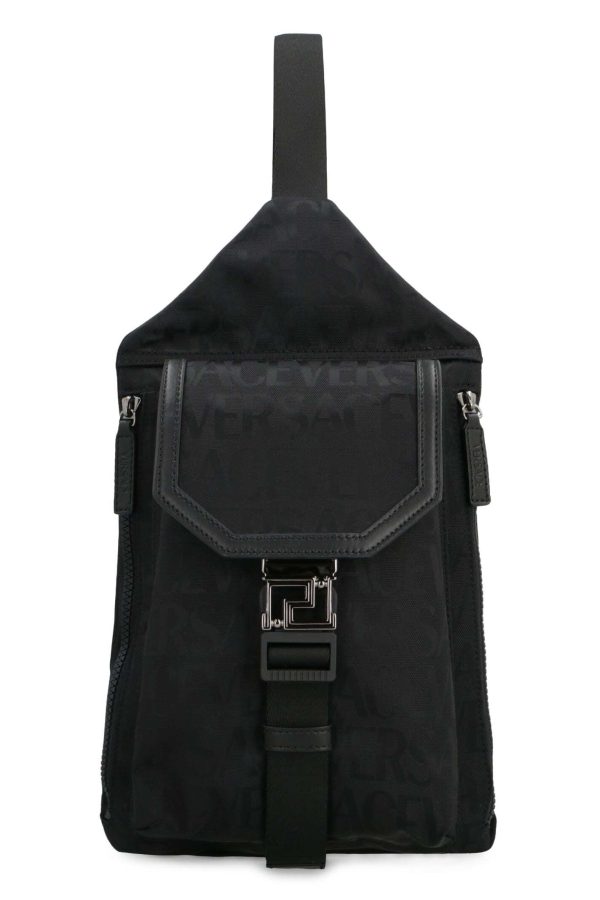 f9a00fda0b76a5a ia 1 Versace Fall Winter Backpack Black