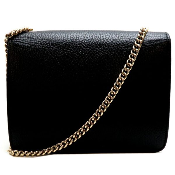 fdh79439 2 Gucci Interlocking G Chain Shoulder Bag Black