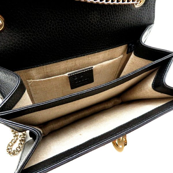 fdh79439 6 Gucci Interlocking G Chain Shoulder Bag Black