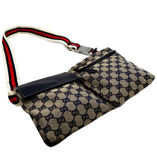 fdh79617 3 Gucci GG Pattern Waist GG Bag Black