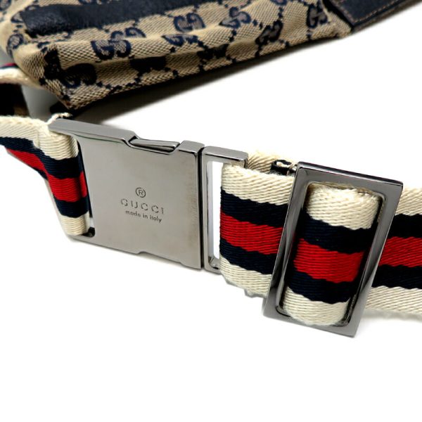 fdh79617 5 Gucci GG Pattern Waist GG Bag Black