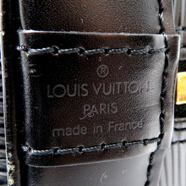 fdh79624 8 Louis Vuitton Alma Epi Handbag Black