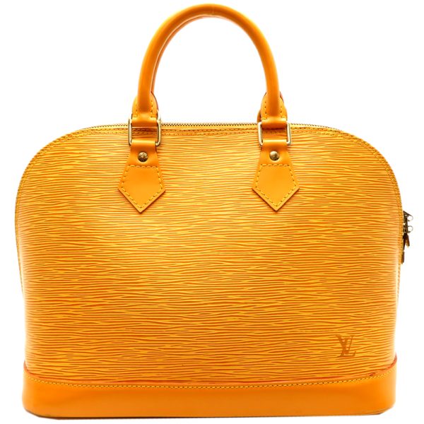 fdh796251 1 Louis Vuitton Alma Epi Handbag Yellow