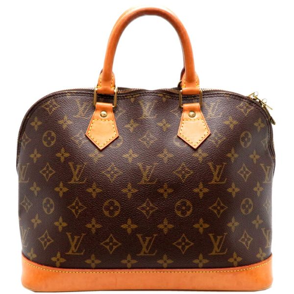 fdh79697 1 Louis Vuitton Alma PM Monogram Handbag Brown