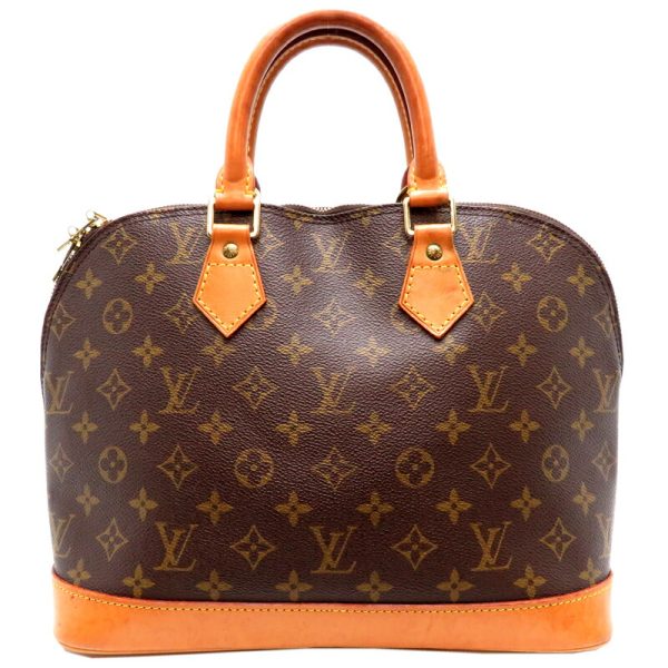 fdh79697 2 Louis Vuitton Alma PM Monogram Handbag Brown