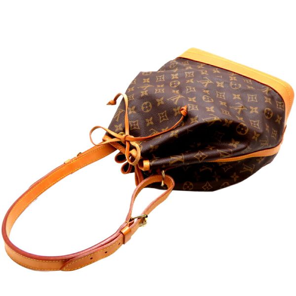 fdh79698 4 Louis Vuitton Noe Monogram Shoulder Bag Brown