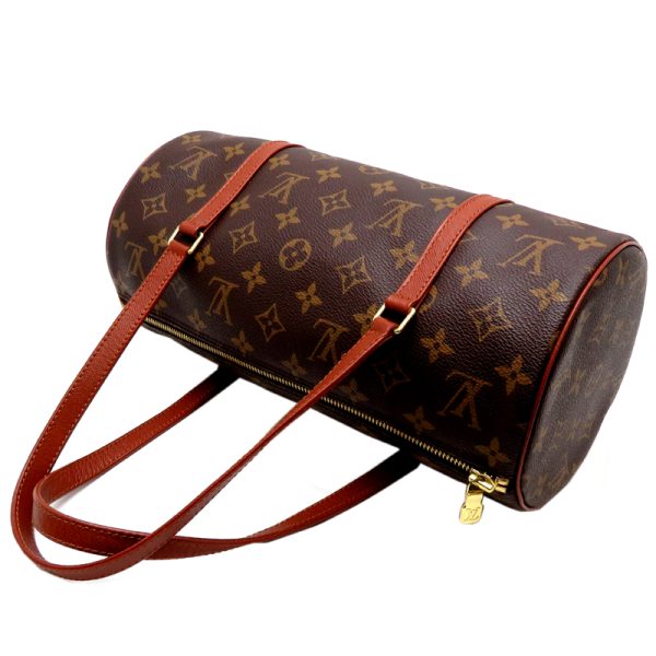 fdh79703 4 Louis Vuitton Papillon 30 Monogram Handbag Brown