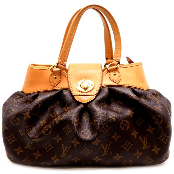 fdh80143 1 Louis Vuitton Boetie PM Monogram Handbag Brown