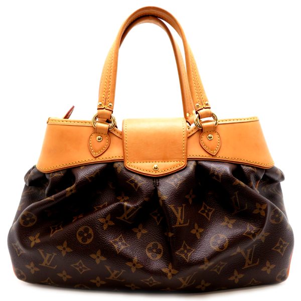 fdh80143 2 Louis Vuitton Boetie PM Monogram Handbag Brown