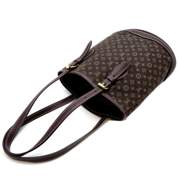 fdh80177 4 Louis Vuitton Monogram Minilan Bucket PM Handbag Brown