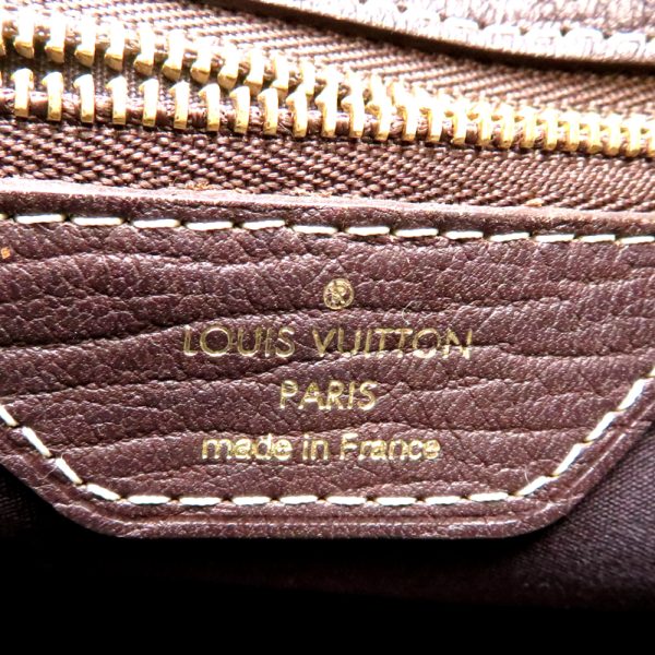 fdh80177 7 Louis Vuitton Monogram Minilan Bucket PM Handbag Brown