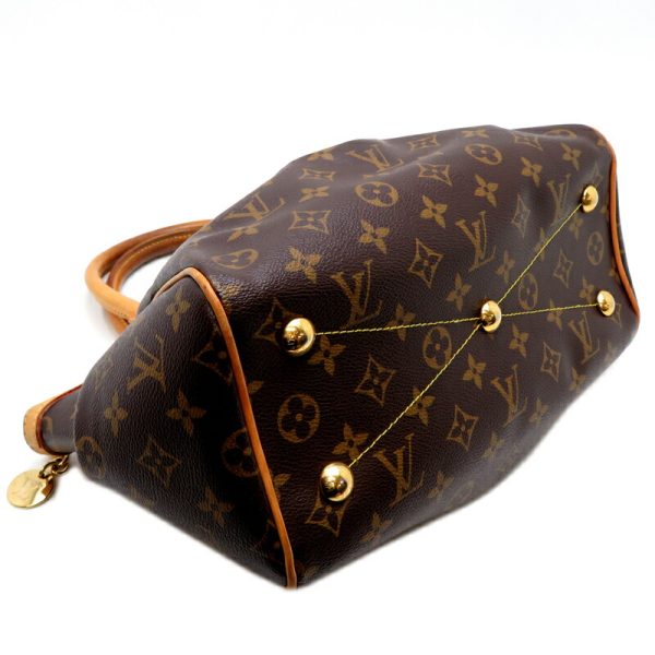 fdh80241 3 Louis Vuitton Tivoli PM Monogram Handbag Brown