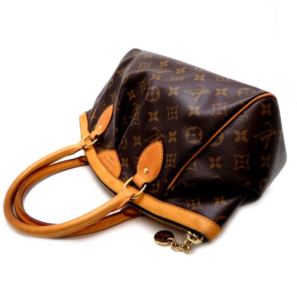 fdh80241 4 Louis Vuitton Tivoli PM Monogram Handbag Brown