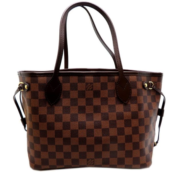 fdh80242 2 Louis Vuitton Neverfull PM Damier Tote Bag Brown