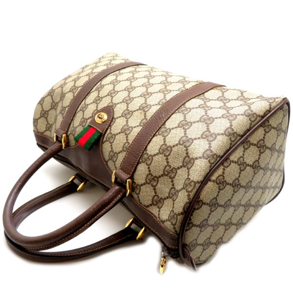 fdh80268 4 Gucci GG Supreme Sherry Mini Bag Beige