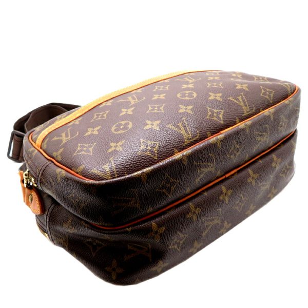 fdh80269 3 Louis Vuitton Reporter Monogram Shoulder Bag Brown