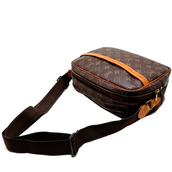 fdh80269 4 Louis Vuitton Reporter Monogram Shoulder Bag Brown