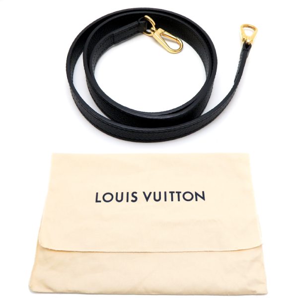 fdh80942 10 Louis Vuitton Montaigne BB Monogram Empreinte Handbag Black