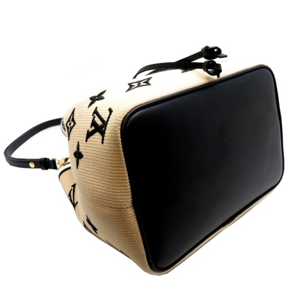 fdh80943 3 Louis Vuitton Neonoe MM Cotton Shoulder Bag Black