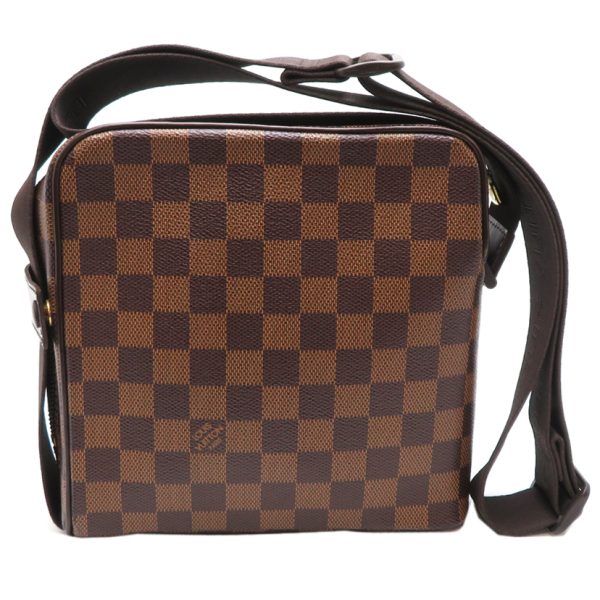 fdh81234 2 Louis Vuitton Olaf PM Damier Shoulder Bag Brown