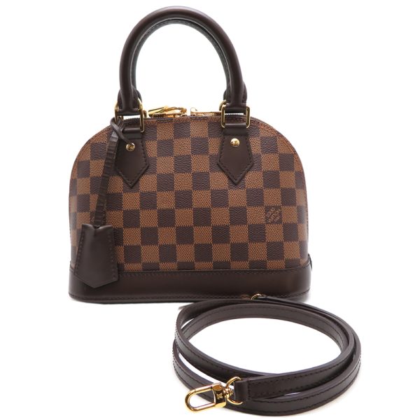 fdh81236 1 Louis Vuitton Alma BB Damier Handbag Brown