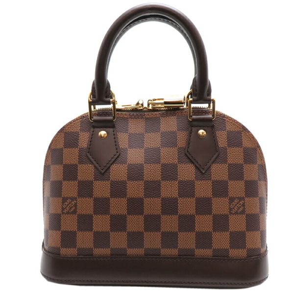 fdh81236 2 Louis Vuitton Alma BB Damier Handbag Brown