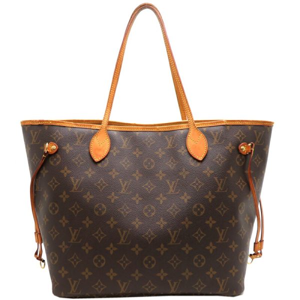 fdh81307 2 Louis Vuitton Neverfull MM Monogram Tote Bag Brown