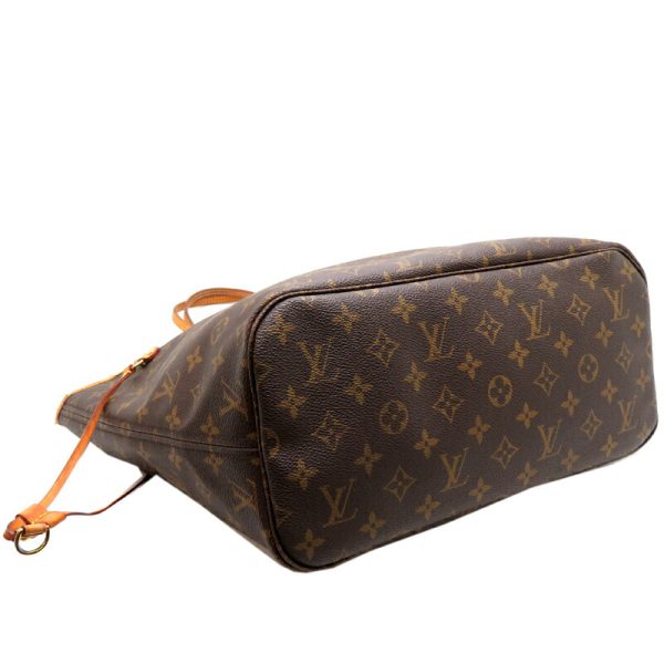 fdh81307 3 Louis Vuitton Neverfull MM Monogram Tote Bag Brown